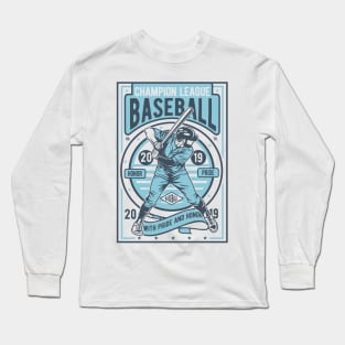 Champion League Baseball Long Sleeve T-Shirt